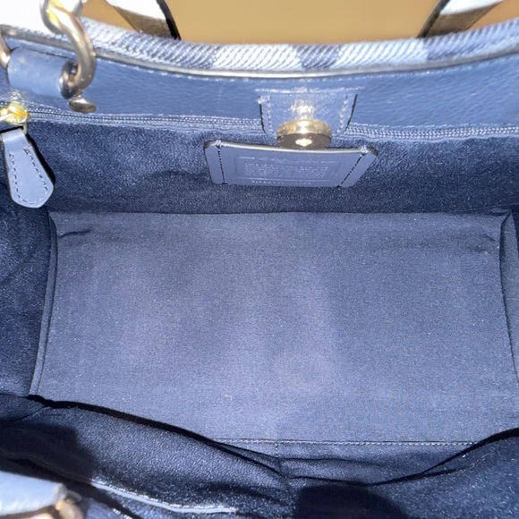 Coach Denim Small Dempsey Tote Bag - Picture 6 of 12